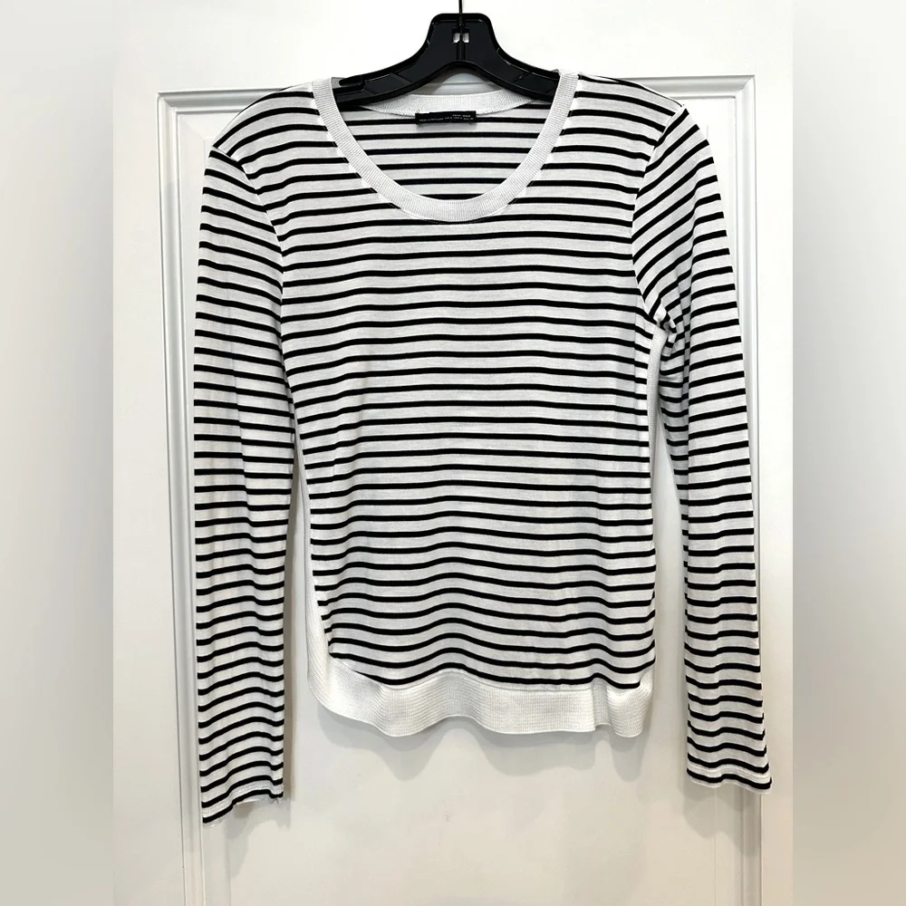 Zara striped long sleeve top - Picture 2 of 5